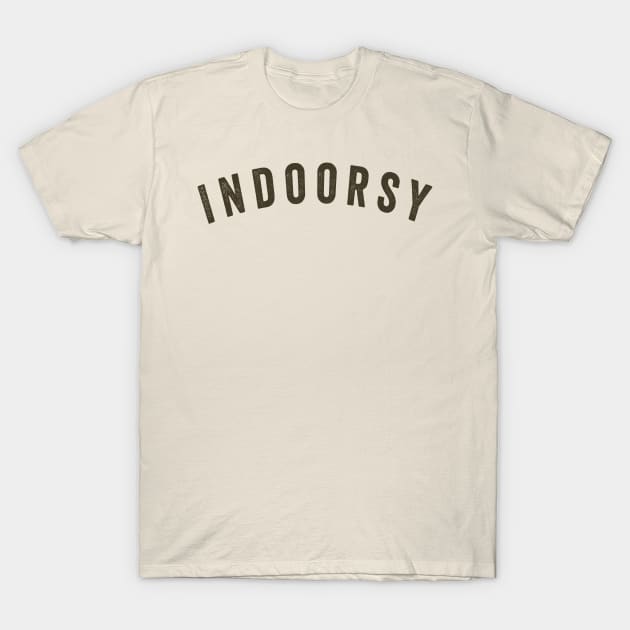 Indoorsy Sweatshirt, Indoorsy Hoodies, Homebody Sweatshirt T-Shirt by CamavIngora